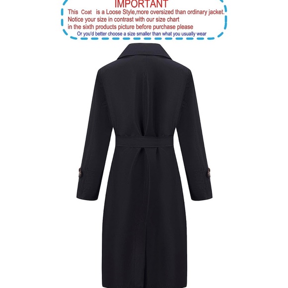 Risissida Waterproof Trench Coat - Picture 3 of 16